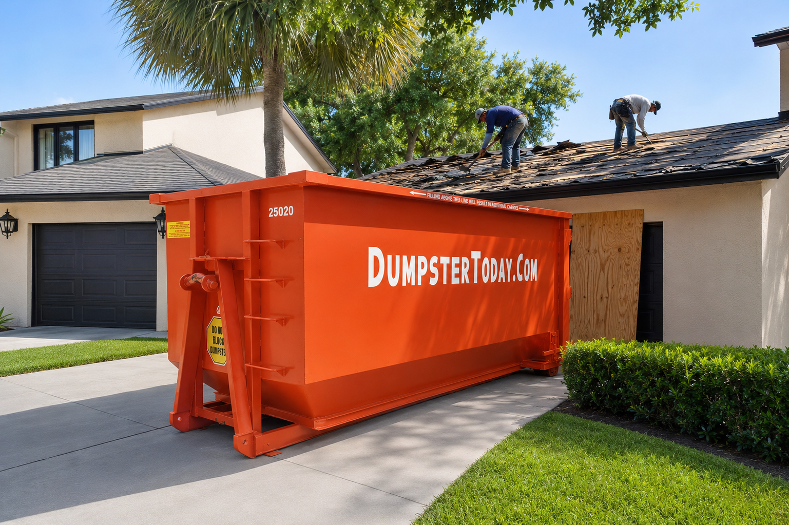 Featured image for “Roofing Dumpster Service”